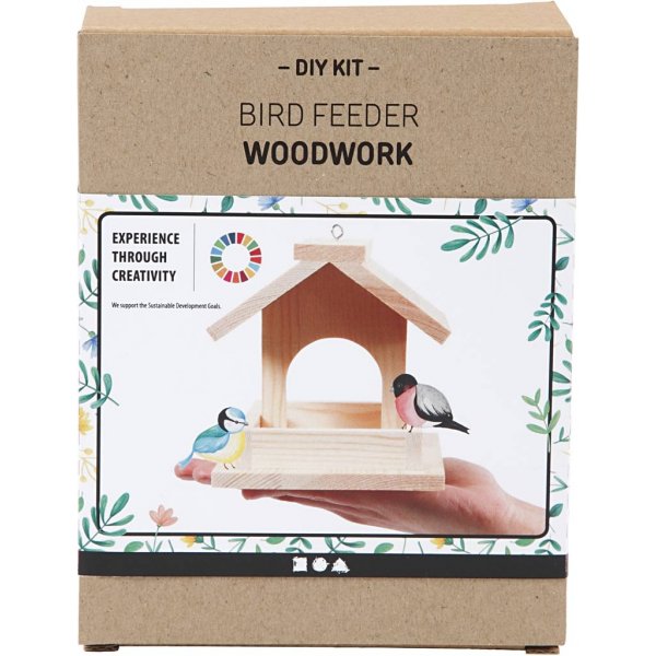 Bastelset - Vogelhäuschen aus Holz Bastelset - Vogelhäuschen aus Holz