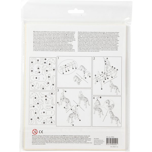 3D-Konstruktionsfigur - Pferd 3D-Konstruktionsfigur - Pferd