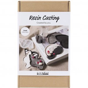 DIY Kit - Muschelschalen aus Resinguss - Schwarz & Weiß DIY Kit - Muschelschalen aus Resinguss - Schwarz & Weiß