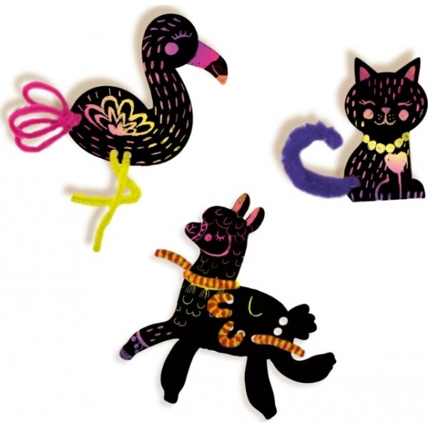 Rubbelpapier - Tiere Rubbelpapier - Tiere