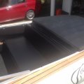 Kundenbild Nappalederimitat Schwarz - 140 cm