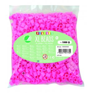 Rohrperlen XL 1000 Stück rosa Rohrperlen XL 1000 Stück rosa