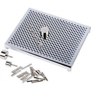 Drahtglieder-Werkzeugsatz mit Platte und Stift Drahtglieder-Werkzeugsatz mit Platte und Stift