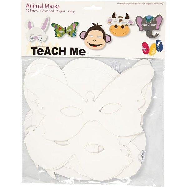 TeaCH Me - Pappfiguren - Tiermasken - 16 Stk TeaCH Me - Pappfiguren - Tiermasken - 16 Stk