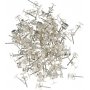 Ohrstecker mit Plttchen - versilbert - 100 Stk