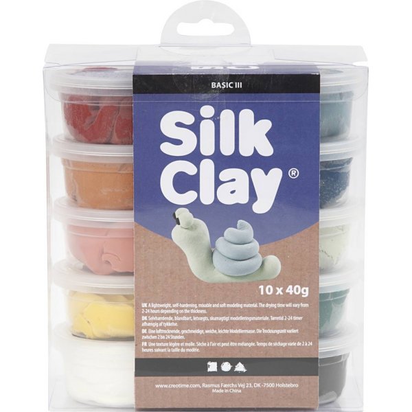 Silk Clay® - matte Farben - 10 x 40 g Silk Clay® - matte Farben - 10 x 40 g