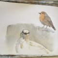Kundenbild Aquarellblock, geklebt, kaltgepresste B�gen, 300 g - 26 x 36 cm