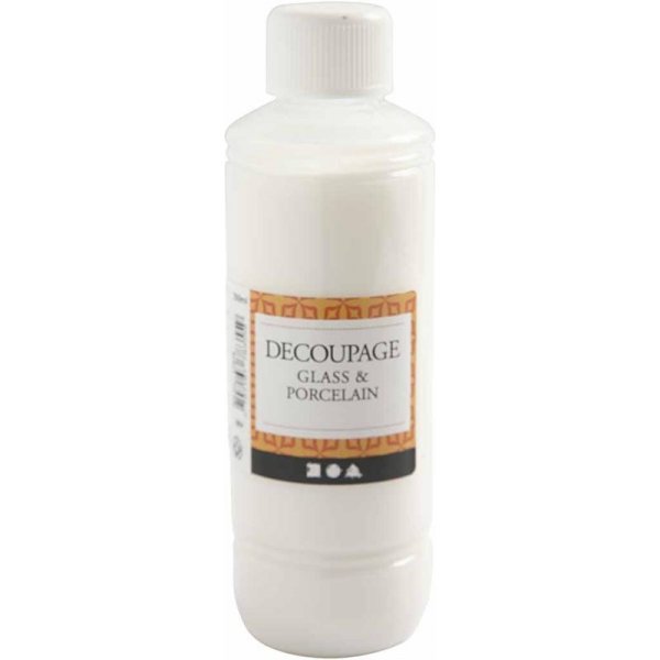 Decoupage-Lack - Glas und Porzellan - 250 ml