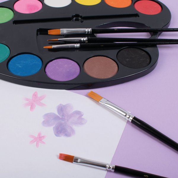 Flache Synthetikpinsel - 50 Stk Flache Synthetikpinsel - 50 Stk