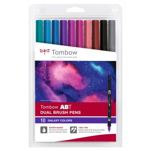Tombow ABT Dual Brush Pen Galaxy Colors 10er-Pack