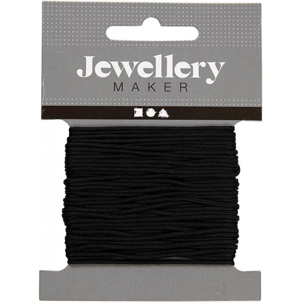 Krawattenschnur - schwarz - 10 m Krawattenschnur - schwarz - 10 m