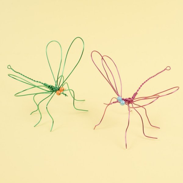 Aluminiumdraht, 10 Farben, Ø 1 mm, 3 mx 10 Aluminiumdraht, 10 Farben, Ø 1 mm, 3 mx 10