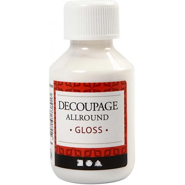 Decoupage-Lack - Allround - glänzend - 100 ml Decoupage-Lack - Allround - glänzend - 100 ml