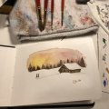 Kundenbild Aquarellbuch Hahnemühle 200g - A6