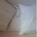 Kundenbild Baumwollstoff / Bettwäschestoff / Universalstoff - Farbcode: 001 - Weiß - 150 cm