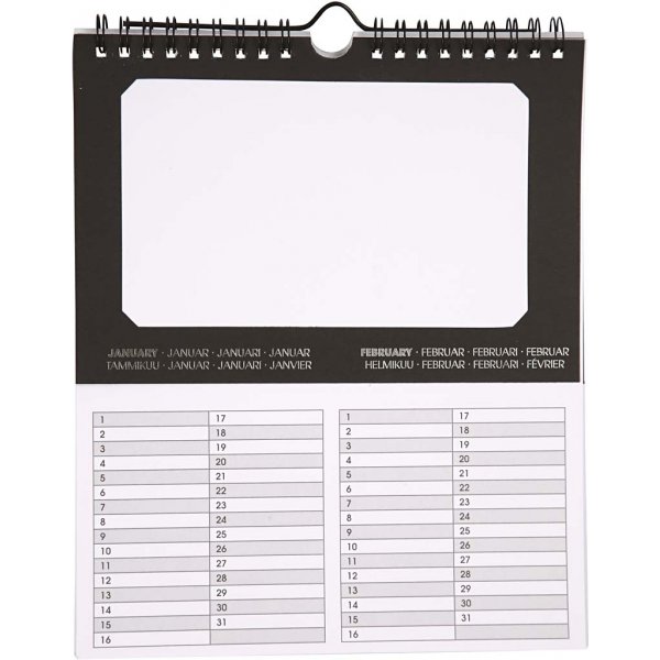 Ewiger Kalender - 19 x 23 cm - 6-tlg Ewiger Kalender - 19 x 23 cm - 6-tlg