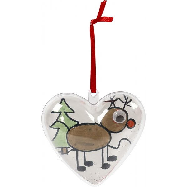 Dekoherzen - transparent - 10 Stk Dekoherzen - transparent - 10 Stk