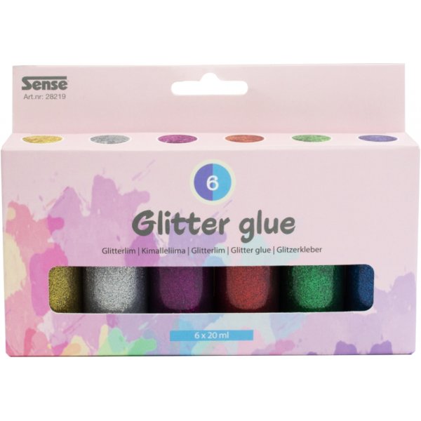 Glitzerkleberflaschen 6P