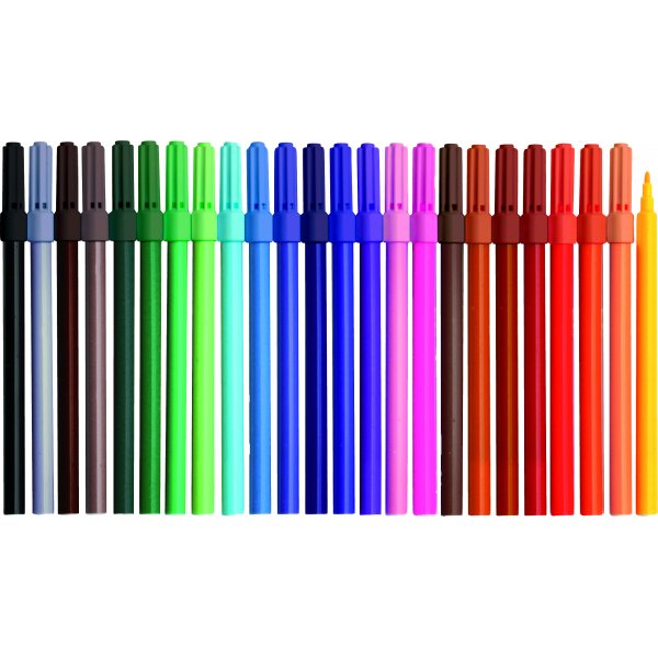 Faserstift 24 St�ck schmal
