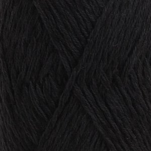 DROPS Belle Uni Color Garn - 50 g - Schwarz (08) DROPS Belle Uni Color Garn - 50 g - Schwarz (08)