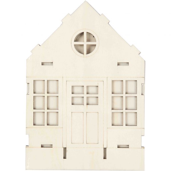 Holzhaus - Brückensprache 24cm Holzhaus - Brückensprache 24cm