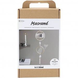 DIY Kit - Makramee Mobile mit echten Kristallen DIY Kit - Makramee Mobile mit echten Kristallen