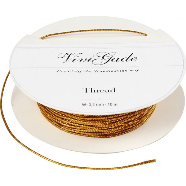 Draht - 0,5 mm Gold - 10 m