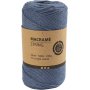 Makrameegarn - Blau - 2 mm - 198 m
