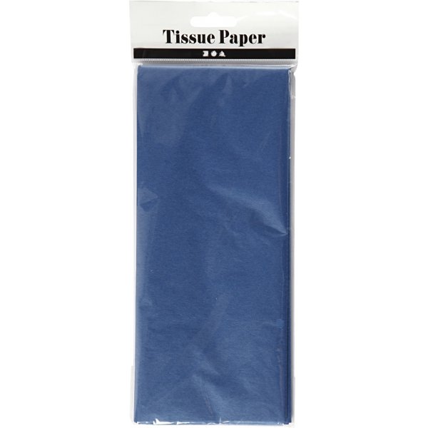 Seidenpapier - blau - 50 x 70 cm - 14 g - 10 Blatt Seidenpapier - blau - 50 x 70 cm - 14 g - 10 Blatt