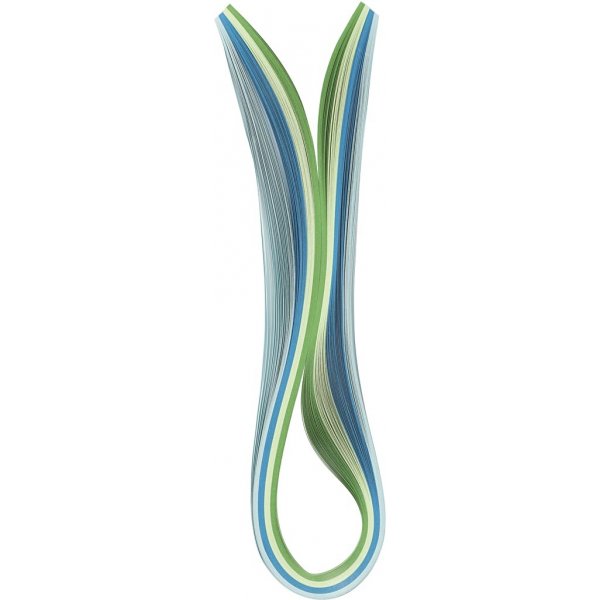 Quillingstreifen - Blau - Grün - Lindgrün - Türkis - 100 Stk Quillingstreifen - Blau - Grün - Lindgrün - Türkis - 100 Stk