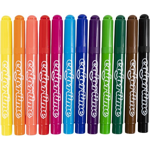 Colortime Bleistifte - Standardfarben - 2 mm - 12 Stk Colortime Bleistifte - Standardfarben - 2 mm - 12 Stk