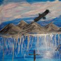 Kundenbild Acrylblock 400 g 40x40 cm bemalen