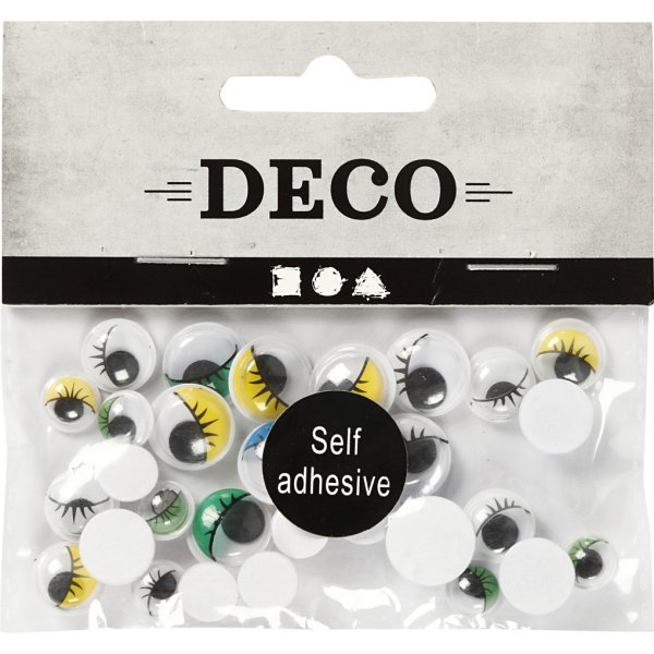 Rollaugen - Sortiment - selbstklebend - 30 Stk Rollaugen - Sortiment - selbstklebend - 30 Stk