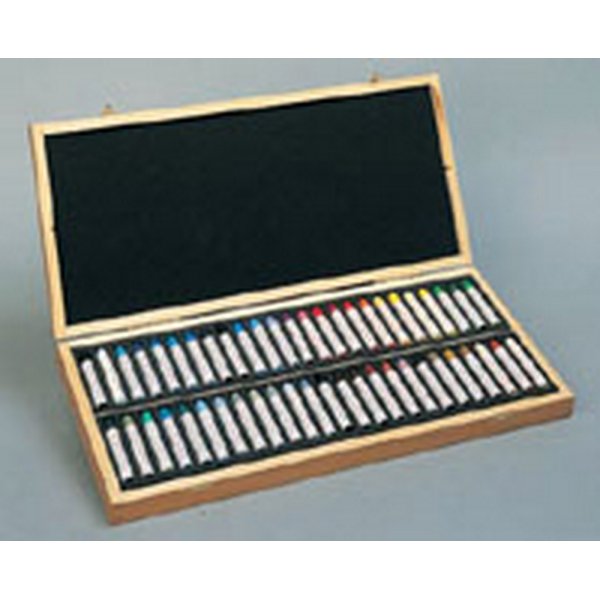 lpastell Sennelier 5 ml Holzkiste - 50 Farben