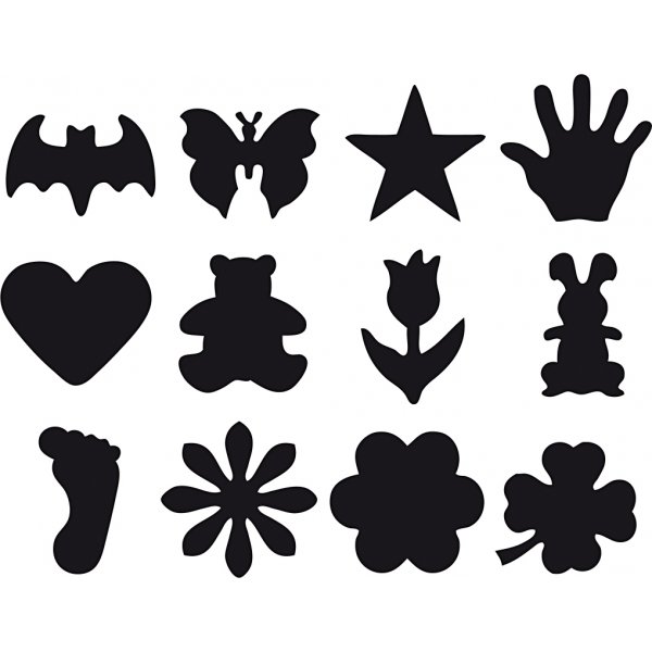 Stanzer - Alltagsmotive - 12 Stk Stanzer - Alltagsmotive - 12 Stk