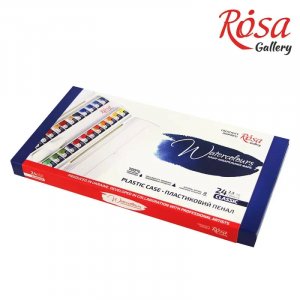 Aquarellfarben-Set ROSA Gallery - Kunststoffbox 24 x 2,5 ml Aquarellfarben-Set ROSA Gallery - Kunststoffbox 24 x 2,5 ml