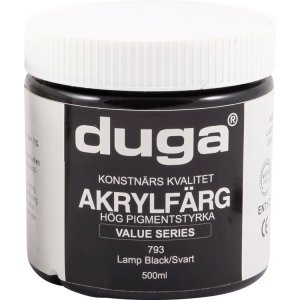 Acrylfarbe 500ml schwarz Acrylfarbe 500ml schwarz