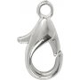 Karabiner - versilbert - 100 Stk