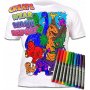 Frben Sie Ihr T-Shirt - Dinosaurier