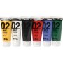 Schulfarbe - Acryl - Standardfarben - matt - 6 x 20 ml