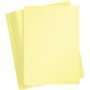 Farbiger Karton - hellgelb - A4 - 180 g - 100 Blatt