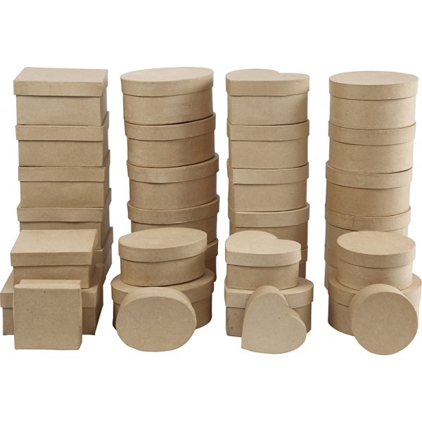 Asche - Pappmaché - 72 Stk Asche - Pappmaché - 72 Stk