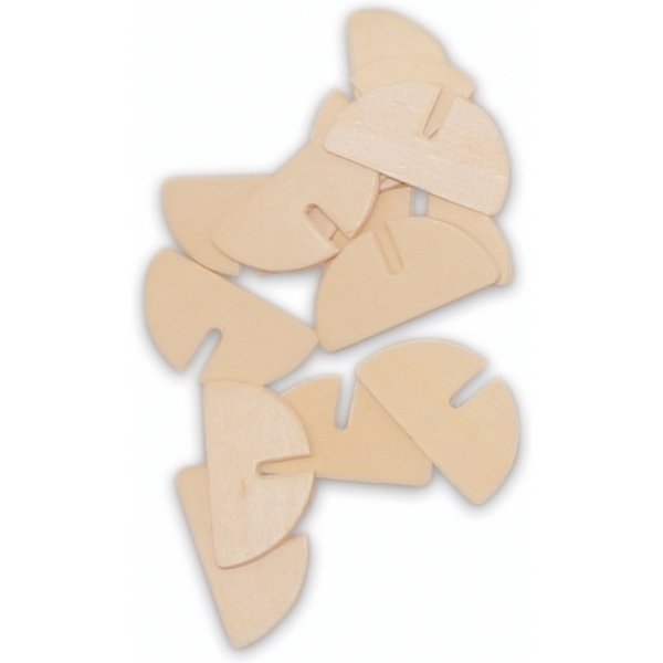 Holzfiguren mit Haltern - 10 Stück Holzfiguren mit Haltern - 10 Stück