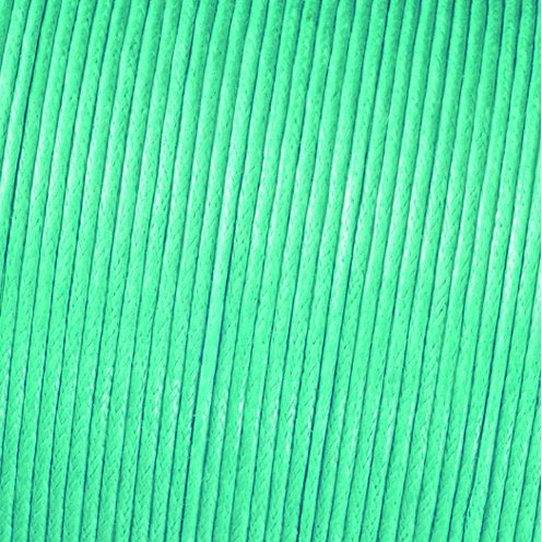 Kordel aus gewachster Baumwolle - helltürkis Kordel aus gewachster Baumwolle - helltürkis