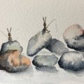 Kundenbild Aquarellblock, geklebte kaltgepresste B�gen, 300 g - A4