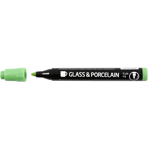 Markierstifte für Glas und Porzellan - Komplementärfarben - halbdeckend - 6 Stk Markierstifte für Glas und Porzellan - Komplementärfarben - halbdeckend - 6 Stk