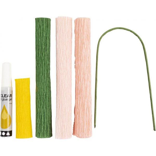Mini-DIY-Kit Krepppapier - Pfingstrose Mini-DIY-Kit Krepppapier - Pfingstrose