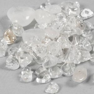 Kristallperlen aus klarem Quarz, transparente Farben, 7-12 mm - 63 Stück. Kristallperlen aus klarem Quarz, transparente Farben, 7-12 mm - 63 Stück.