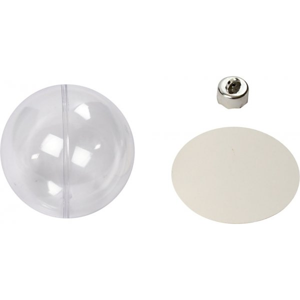 Dekokugel - transparent - Ø8 cm - 5 Stk Dekokugel - transparent - Ø8 cm - 5 Stk