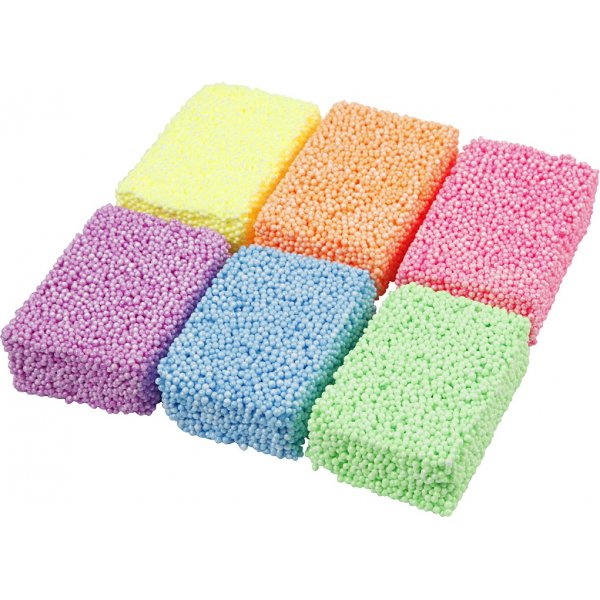Soft Foam - Neonfarben - 6 x 10 g Soft Foam - Neonfarben - 6 x 10 g